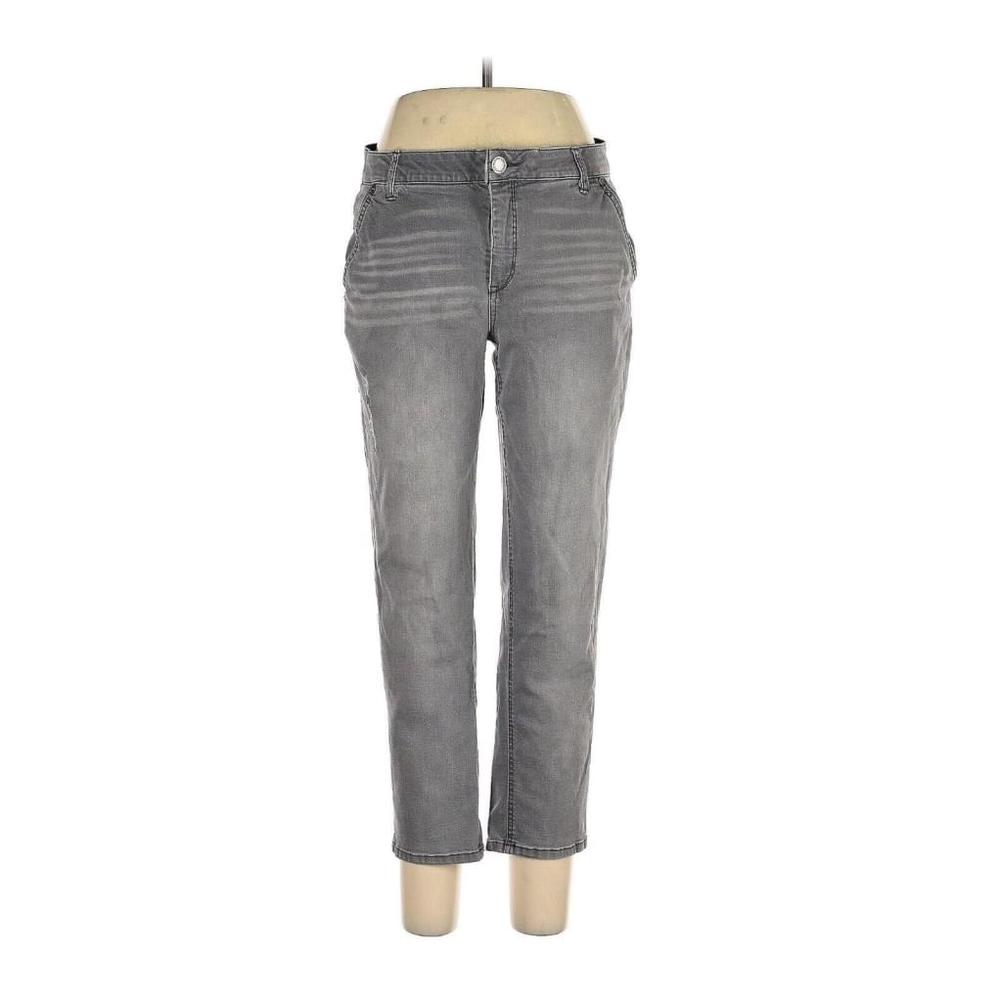 Wit and wisdom gray jeans size 10
